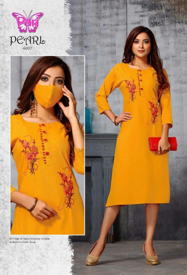 Pari Pearl 6 Heavy Rayon Designer Kurti Collection